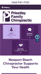 Mobile Screenshot of priestleychiropractic.com